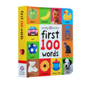Primeros 100 animales, libro de palabras para niños, educación temprana, libro de tapa dura, libro de aprendizaje para bebés, libros de imágenes en inglés, juguetes Montessori