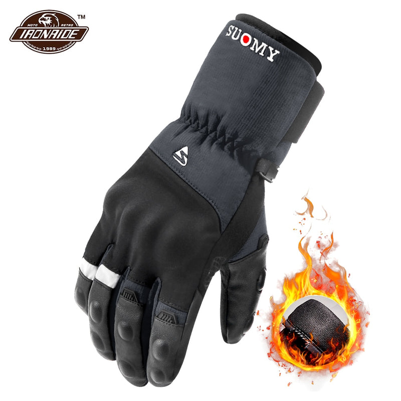 Winter Motorcycle Gloves Waterproof Moto Motocross Gloves Windproof Moto Gloves Touch Screen Motorbike Riding Guantes