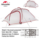 Naturehike Tent 3 4 Person Camping Tent Hiby Family Travel Tent Ultralight Waterproof Hiking Tent Portable Outdoor Camping Tent