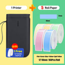 Niimbot Portable Thermal Label Printer Pocket Mini Wireless Barcode Printer Bluetooth Connection For Mobile Phone Android iOS Ho