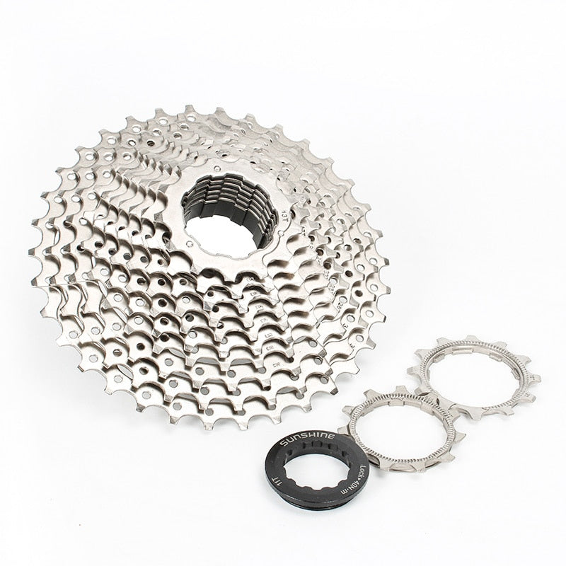 Sunshine Mountain Bike 8 9 10 11 12 Speed Velocidade Bicycle Cassette MTB Freewheel Sprocket 36T 40T 42T 46T 50T 52T for SHIMANO