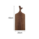 Chopping Boards Solid Wood Cutting Board Black Walnut Pizza Board Whole Wood Steak Bread Board Cutting Vegetables Fruit