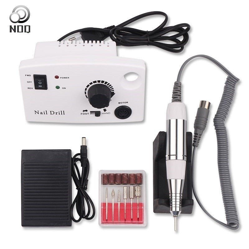 30W/35W Nail Drill Machine 35000RPM Professional Equipment Nails Accessories Tools Manicure Nail File Mill Cutter Gel Remover