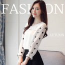 Long Sleeve Women Blouse Shirt Fashion 2023 Chiffon Women&