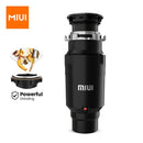MIUI Continuous Feed Garbage Disposal with Sound Reduction,1/2 HP Food Waste Disposer with Stainless Steel Grinding System