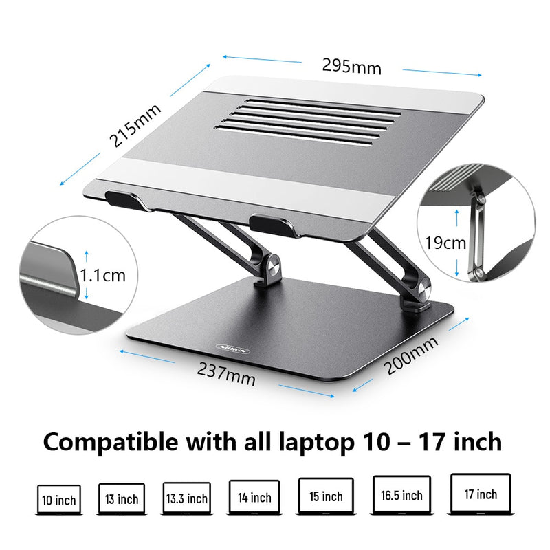 Laptop Stand for bed work from home Adjustable Aluminium NILLKIN Laptop Holder Stand Heat Release Foldable Laptop Notebook Stand