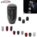 RASTP-Carbon Fiber Gear Shift Knob Manual Transmission Shifter Lever Knob Racing Car Modification Handle Knob RS-SFN033