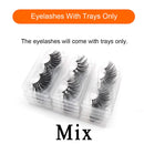 Mink 25mm Lashes In Bulk Pack Wholesale With Case Fluffy Messy 3d False Lash Big Eyelashes Items For Business Resale