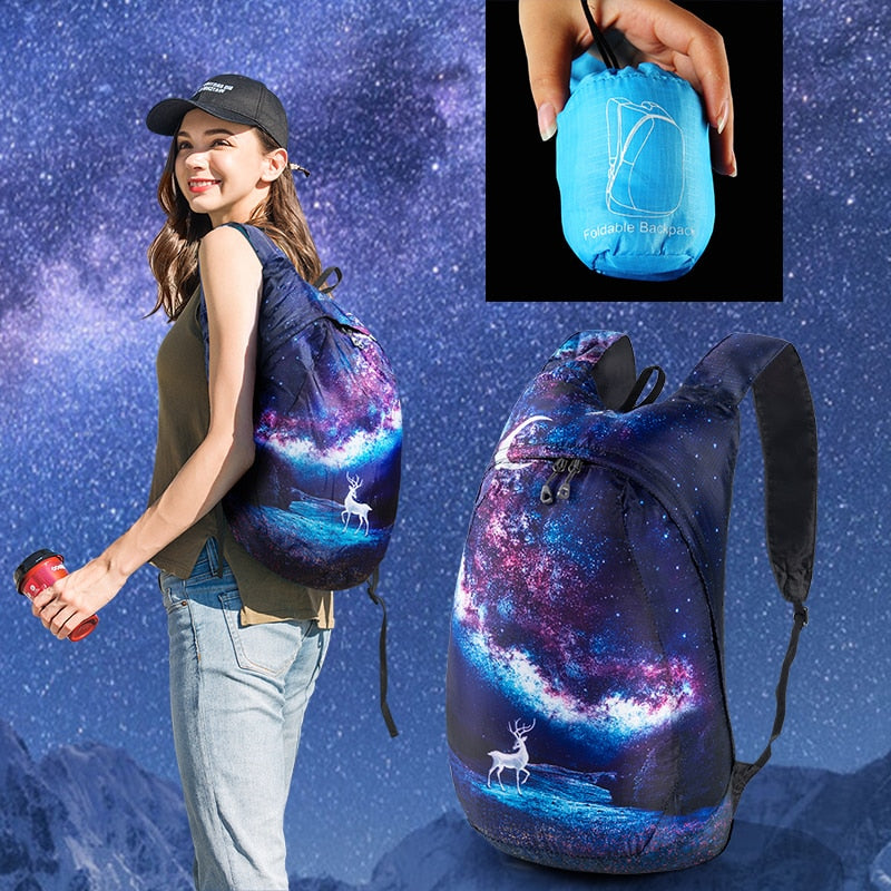 Mochila ligera PLAYKING, mochilas plegables ultraligeras para viajes al aire libre, senderismo, mochila pequeña para niños, Mini bolsa