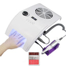 LED Nail Lamp Nail lamp 140W Full-featured Manicure Machine With 35000Rpm Nail Drill Machine And 40W Vacuum Dust Collector