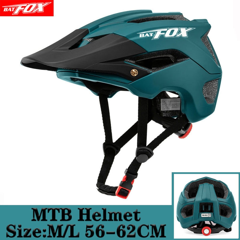 BATFOX Bike Racing Casco de bicicleta en molde Ciclismo MTB Carretera Casco Mtb Casco de ciclismo para hombres Mujeres Casco de bicicleta cascos bicicleta