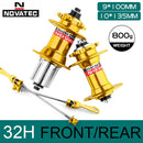 Novatec Hub D041SB D042SB Mountain Bike Disc Card Brake 28/32/36 Holes MTB Road Bicycle Bearing 36H Hubs 8/9/10/11/12 Speed