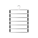 Perchas para pantalones Joybos, organizador de armario, perchas para ropa de 6/8 capas, perchas para pantalones, colgador plegable para guardarropa, organizador de almacenamiento