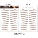6D Eyebrows Sticker Water Transfer Hair-like Eye Brow Tattoo Stickers Long Lasting False Eyebrow Enhancers Eye Brow Cosmetics