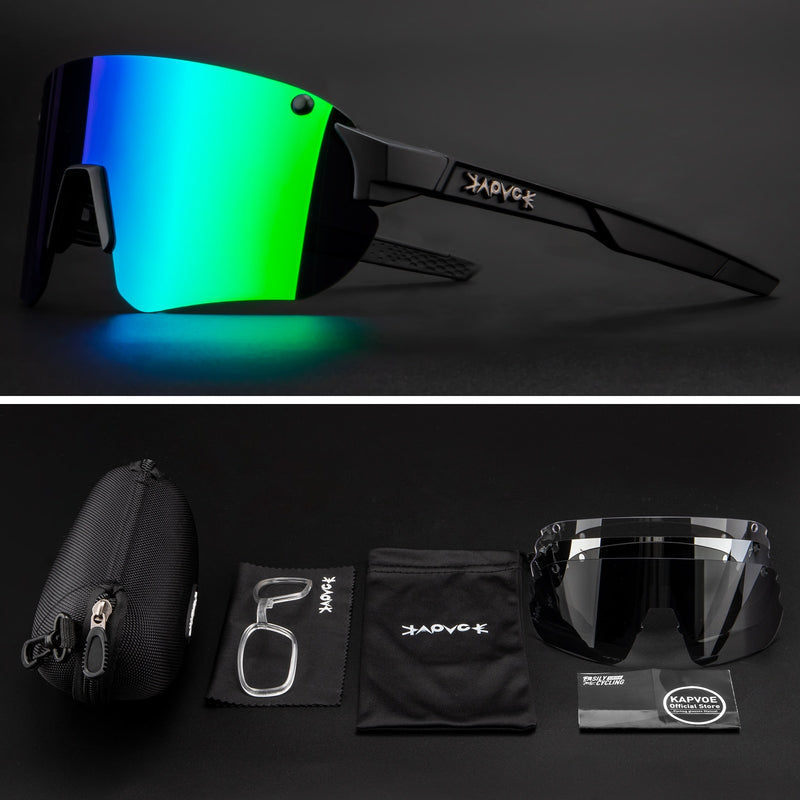 Gafas de ciclismo fotocromáticas UV400 para exteriores, gafas de sol para ciclismo, gafas de sol deportivas, gafas de ciclismo con montura para miopía