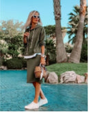 2022 New Women Casual Two Piece Set Women Elegant Hoodie Sweatshirt And Harajuku A-line Skirts Two Piece Set Front Pocket Suit