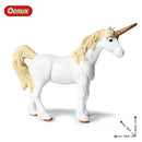 Oenux Classic Mythical Rainbow Pegasus Simulation Animal Original Fairy Tale Fly Horse Action Figures Model PVC Educational Toys