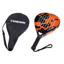2021 New Professional Carbon Fiber Padel Tennis Racket Soft Face Paddle Tennis Racquet with Bag Cover