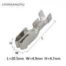 Terminal de portafusibles de seguro de coche, 50 Uds., terminales de caja de fusibles de medidor automotriz para VW Audi BX2091C
