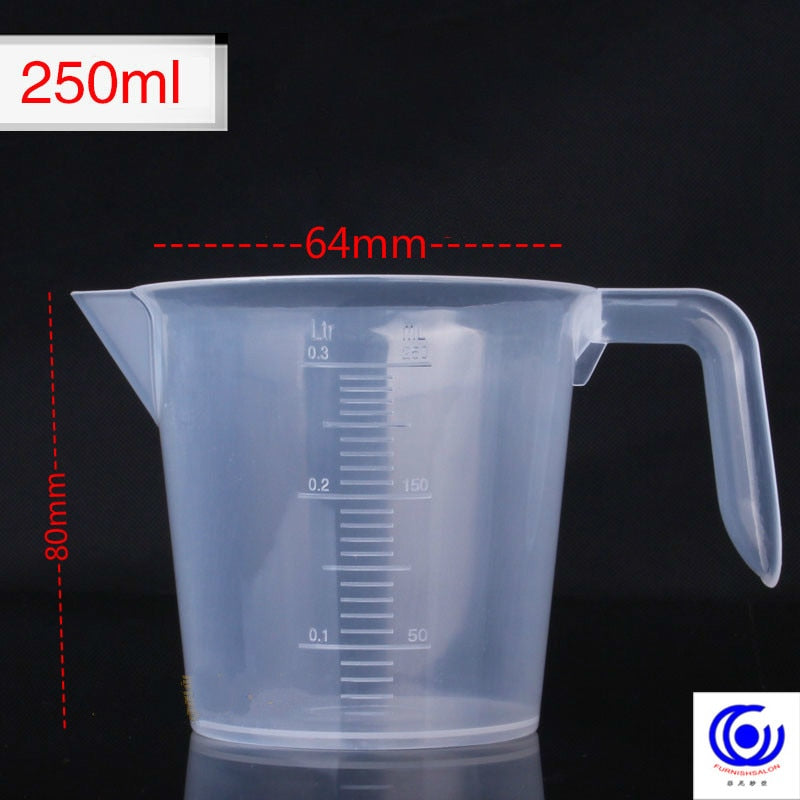 Gobelet de Mesure en Plastique Épais Transparent, de Qualité Alimentaire, pour Thé au Lait, 100/250/500/1000/2000/3500/5000ml, Nouveauté