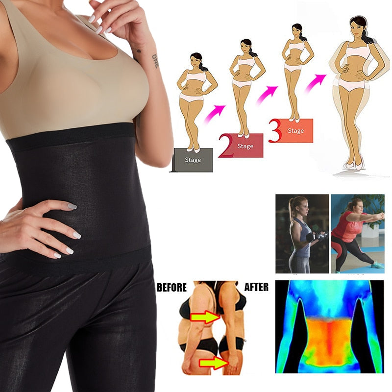 Gaine Ventre Sauna-Schlankheitsgürtel für Frauen, Gürtel zum Training, Bauchscheide, Korsett, Schweiß, Frauen, Fettverbrennung, Body Shaper, Gewichtsverlust