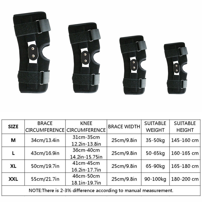 Tcare Adjustable Pressurized Knee Brace Knee Support with Side Stabilizers for Recovery Aid Patellar Tendon Arthritis Basketball