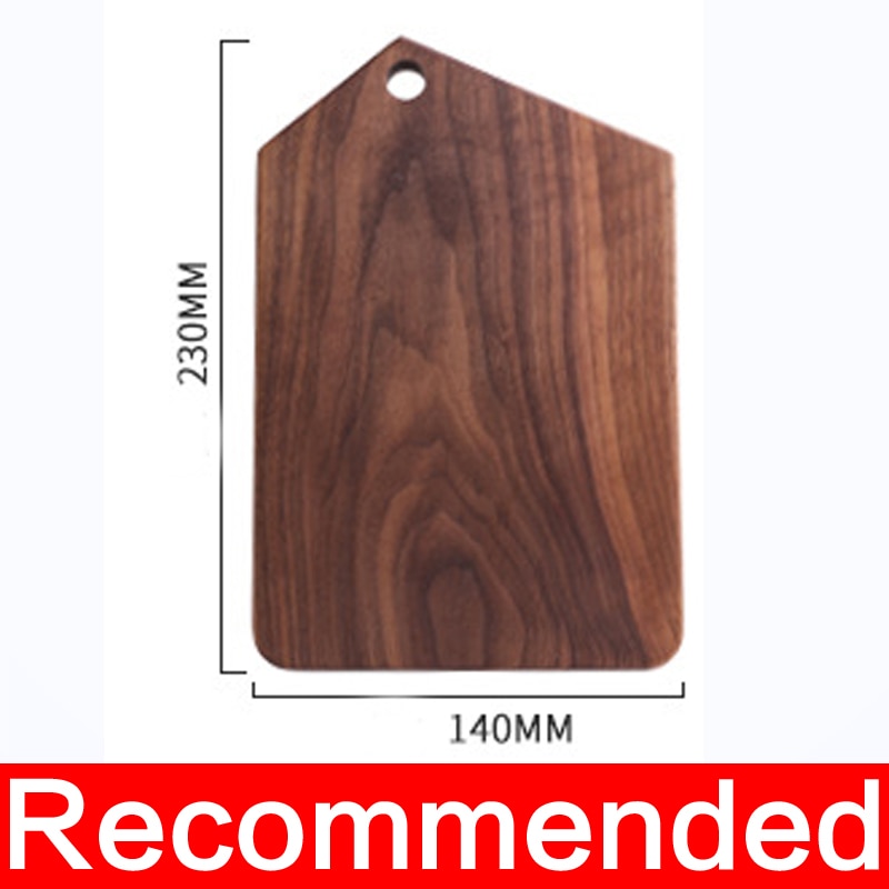 Black Walnut Wood Kitchen  Cutting Board Solid Wood Rootstock Lacquerless Fruit Chopping board Kitchen wooden cutting board