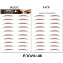 6D Eyebrows Sticker Water Transfer Hair-like Eye Brow Tattoo Stickers Long Lasting False Eyebrow Enhancers Eye Brow Cosmetics
