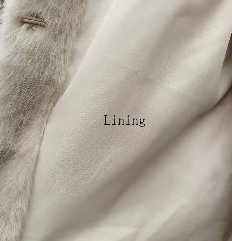 Long Jacket Women Winter 2022 Femme Veste Faux Fur Coat Mink Turn-down Collar Stripe Clothes Warm Plush Jacket Furry Overcoat