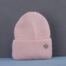 Hot Selling Winter Hat Real Rabbit Fur Winter Hats For Women Fashion Warm Beanie Hats Women Solid Adult Cover Head Cap