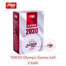 DHS DJ40+ 3-Star TOKYO Games WTT Competition ITTF 3 Star D40+ World Tour Table Tennis Ball Plastic ABS DHS Ping Pong Balls