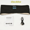 Drahtloses Bluetooth-Musik-Stirnband, Laufsport, elastisches Schweißband, Stirnbänder, schlafende Kopfbedeckung, Kopfhörer, Lautsprecher, Headset
