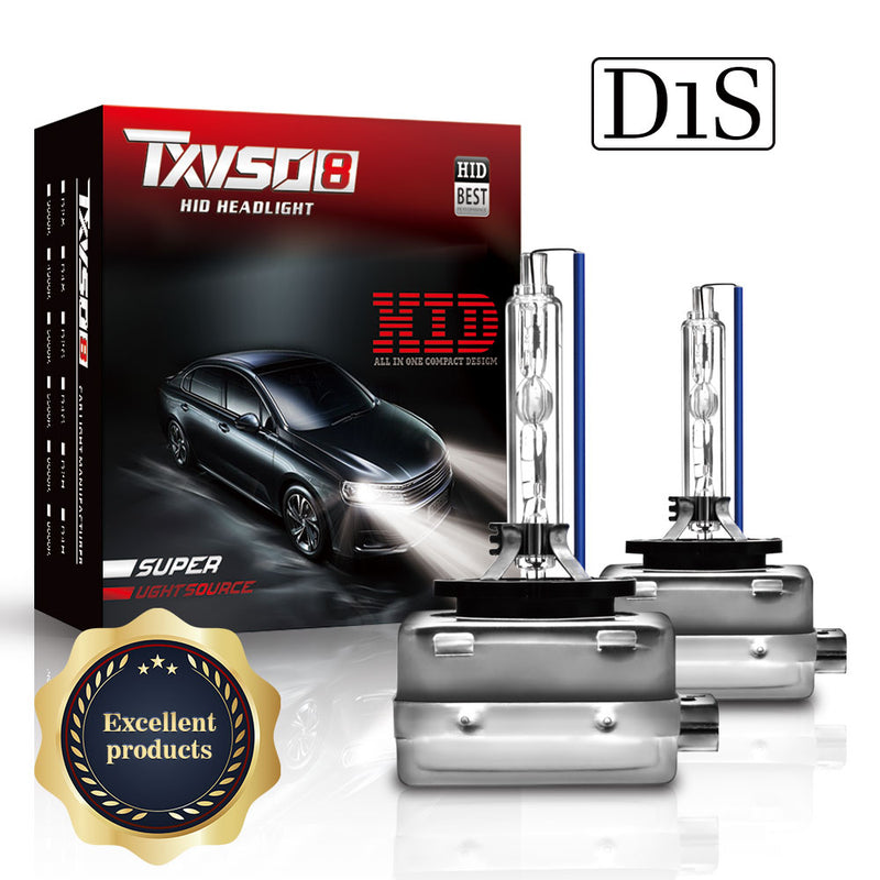 TXVSO8 Superhelle Scheinwerfer D1S D2S D3S D4S Xenon HID Autobirne 35W/55W 9000LM Autoscheinwerfer 4300K ​​6000K 8000K 10000K