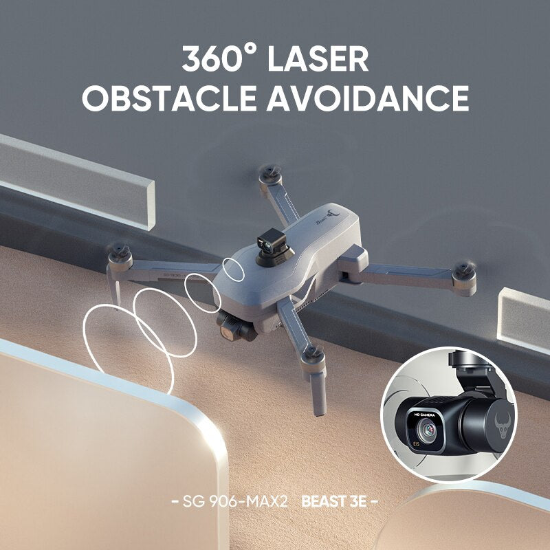 NEU SG906 MAX2/SG906 Max Drone 4K Professionelle HD Kamera Laser Hindernisvermeidung 3-Achsen Gimbal 5G WiFi Dron FPV RC Quadrocopter