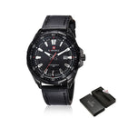 NAVIFORCE Mens Watches Top Luxury Brand Fashion Sport Watches Men Waterproof Quartz Clock Male Army Military Leather Wrist Watch