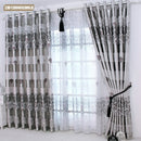 1 pc New Curtains for Windows Drapes European Modern Elegant Noble Printing Shade Curtain For Living Room Bedroom