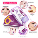 DRS 4/5/6/8 In 1 Derma Roller Needle Microdermabrasion Facial Rollor Microneedle Kits Skin Rejuvenation Remove Scars Skin Care