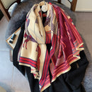 Bufanda de Cachemira de invierno de lujo para mujer, diseño 2022, manta cálida de Pashmina, Bufandas de caballo, chal femenino, chal, Foulard grueso, Bufanda