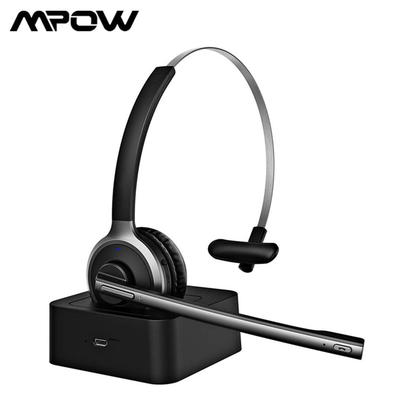 MPOW BH231 M5 Pro Bluetooth 5,0 auriculares inalámbricos con micrófono supresor de ruido auriculares manos libres para oficina al aire libre