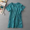 VEAMORS Women Quick Dry Sports Yoga Shirt Short Sleeve Breathable Exercises Tops Gym Running Fitness T-Shirts Sportswear