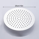 Cabezal de ducha de lluvia EVERSO de 12/10/8 pulgadas, cabezales de ducha ultrafinos de acero inoxidable, acabado cromado, ducha de lluvia redonda y cuadrada