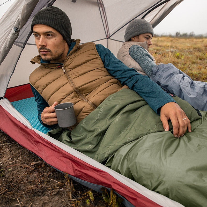 Naturehike Spleißen Umschlag Schlafsack Ultraleicht Erwachsene Tragbare Outdoor Camping Wandern Schlafsäcke Frühling Herbst