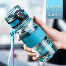 UZSPACE Sports Water Bottle Kids Tour Plastic kettle Portable LeakProof Children My Favorite Drink Bottle 350ml Tritan BPA Free
