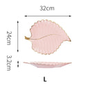 Luxury Storage Tray Ceramic Jewelry Decorative Serving Tray Set Cake Dessert Tableware Varieties Plate Dining Dish Organizer