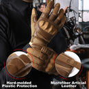 Touchscreen Leather Tactical Glove Army Cycling Military Combat Airsoft Shooting Paintball Hunting Sport Full Finger Gloves Men