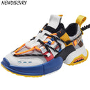 NEWDISCVRY Women's Flat Sneakers 2020 Fashion Brand Breathable Women Shoes Casual Comfortable Chic Woman Chunky Sneakers