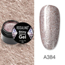 ROSALIND Gel Nail Polish Set Shiny Platinum Nails Art For Manicure Nail Gel Lak UV Colors Top Base Coat Primer Hybrid Varnishes