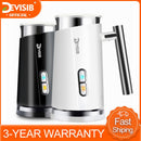 Espumador de leche automático DEVISIB eléctrico caliente y frío para hacer café latte capuchino espumador de espuma electrodomésticos de cocina 220V