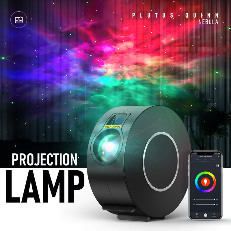 Alexa Voice Control APP Control Galaxy Starry Projector Water Waving Led Sky Night Lights Colorful Nebula Cloud Night Lamp