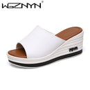 WGZNYN 2021 Womens Casual Breathable Beach Sandals Slippers Summer Slip on Women Flip Flops Home Shoes for Women Zapatos Mujer